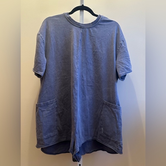 NWOT FP Movement Hot Shot Tee S Blue Indigo - Picture 5 of 10